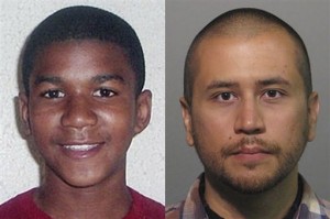 his combo made from file photos shows Trayvon Martin, left, and George Zimmerman. George Zimmerman, 28, the neighborhood watch volunteer who shot 17-year-old Trayvon Martin, was arrested and charged with second-degree murder. (AP photo)