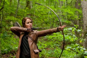 Jennifer Lawrence stars as 'Katniss Everdeen' in "The Hunger Games." (Photo by Murray Close)