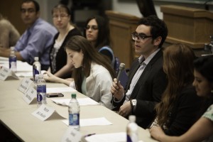 Photo Courtesy Elliot Miller Non-Mormon BYU students answer various questions pertaining to their respective faiths.