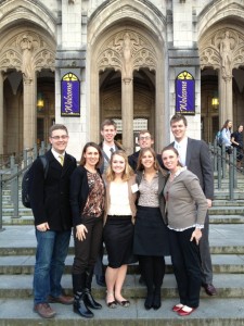 The Model European Union team represented BYU at a recent conference and won several awards. Courtesy photo.