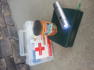 First aid kits, food, scriptures and a flashlight are among the most important emergency items every student apartment needs.