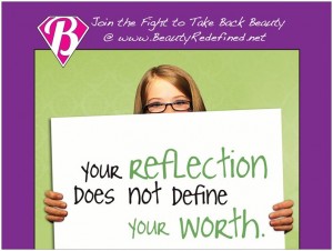 Christina Hall is using her grant money to purchase posters that teach students to value more than beauty. (Photo courtesy Beauty Redefined)