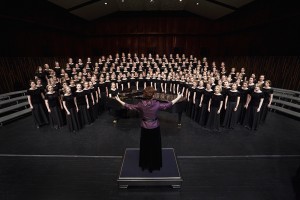 The BYU Women's Chorus (above) will be singing in general conference this weekend (photo by Devin Anderton)