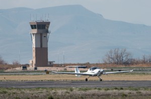 The Provo Airport tower has been one of 238 low-traffic airports being considered for closing by the Federal Aviation Administration (FAA); there are 150 other towers closing all over the country. (Photo by Chris Bunker)