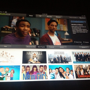 "Who needs TV" was the hashtag used by Instagrammer raitron7, showing a picture of the homepage of Hulu Plus. (Photo by raitron7)
