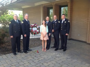 Provo Officer's Command Staff at Police Week ceremony. Photo by:  Provo Police Department.