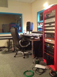 Coffin uses this mixing studio to mix masters for his clients. (Photo by Brittany Hendrickson)