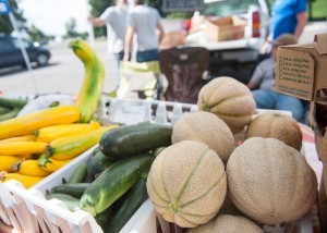 Farmers markets provide a variety of fruit and vegetables grown locally. (Photo by Chris Bunker)