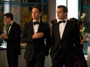 Suits, starring Gabriel Macht, right, and Patrick J. Adams is one of BYU student's favorite shows.