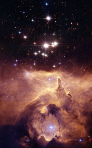 The Emission Nebula taken by the Hubble Telescope. Photo Courtesy of NASA