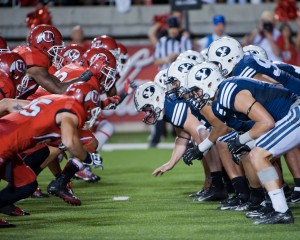 After a close game last season, the Cougars and Utes square off again Saturday Sept. 21. Photo by Chris Bunker.