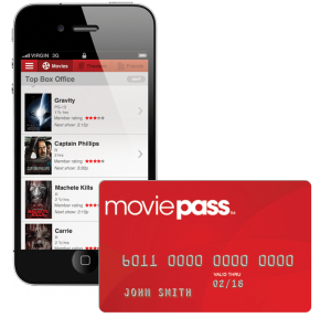 The new MoviePass allows subscribers unlimited visits the movie theaters for $35 per month with a one year contract. (Photo courtesy of MoviePass.)