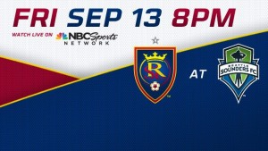 Watch RSL take on Seattle Sounders FC Friday at 8:00 p.m. MT on the NBC Sports Network.