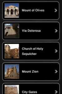 The Jerusalem app is easily accessible to all smart phone users through the i-tunes store. (Photo by: Ouri Sivan) 