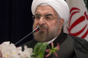 Iranian president Hassan Rouhani published his editorial in the Washington Post Sept. 19. (AP photo)