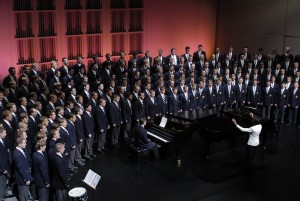 The BYU men's and women's choruses to perform together every fall season. This year is also in celebration of the Women's Chorus new album release. (Photo courtesy of BYU Performing Arts Management.)