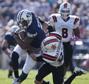 BYU beat Idaho State University 56-3 on Oct. 22, 2011, in a game BYU paid for. 