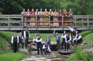 The 2013 YPM stage missionaries spent this last summer singing, dancing and sharing the gosepl with visitors to Nauvoo. (Photo courtesy of Heidi Camp.)