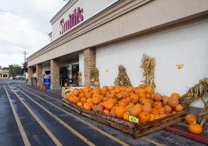 Smith's is stocked up for the pumpkin season as the vegetable makes it's way into a variety of recipes. (Photo by Sarah Hill.)