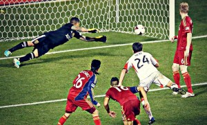 D.C. United forward scores the game winner in the U.S. Open Cup Final against Real Salt Lake Oct. 1 in Sandy.