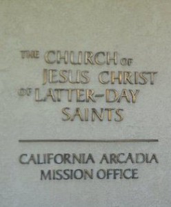 California Arcadia mission office facade