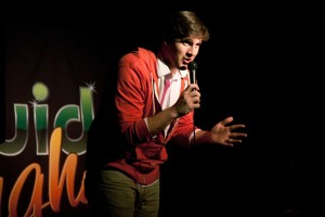 Aaron Woodall generates big laughs at Humor U's stand-up comedy shows. (Photo Credit: Aaron Woodall)