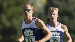 Men's cross country star Jared Ward led the Cougar track team to a victory during the weekend.
