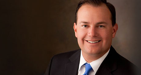 Senator Mike Lee proposed family centered tax reform designed for middle class. Photo from Mike Lee Website. 