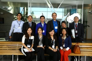 Judges for the Chinese Business Case Competition. Photo courtesy Dr. Shu Pei Wang. 