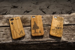 Bambu, a company created by BYU student David Shaw, introduces its new sleek and original bamboo phone cases. (Photo courtesy of Bambu Cases.)