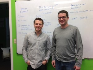Comfy co-founders, Jordan Wright and Scott Weinert, launched the Comfy app to meet student's needs in who are searching for housing. (Photo courtesy of Jordan Wright.)