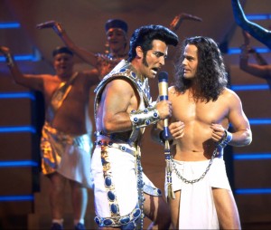 Donny Osmond, who attended BYU, stars in "Joseph and the Amazing Technicolor Dreamcoat." Movie still.
