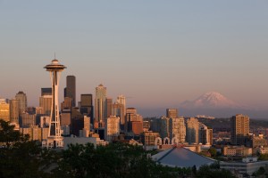Seattle's distinct skyline is a hallmark of Washington, one of the best states for young people.