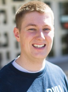 "It was my freshman year and a choir had just sung at a devotional. President Samuelson stood up and said how great the choir did. It was just really cool because it was like he had pride in the choir; like since they were from BYU they were his choir." — Jesse Grigg, computer engineering, Boise, Idaho