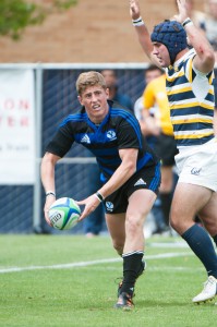 BYU Rugby took on and defeated semi-pro defending champions San Francisco Golden Gate on Saturday. Photo by Chris Bunker.