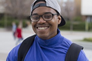 Akim Pittman is a student at BYU with an incredible survivor story. Photo by Maddi D.