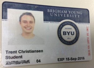 ID card. (Photo by Trent Christiansen)