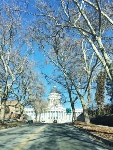 Leaving the Capitol Building behind from the year, the view from State Street Photo by: Mallory Jesperson 