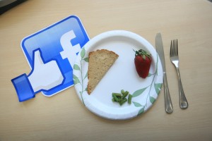Social media and Facebook are starting to have an impact on eating disorders. A study done by Florida State University suggests that college women who spend at least 20 minutes on Facebook daily are more likely to develop an eating disorder. (Photo illustration by Sarah Hill.)