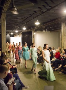 BYU student and designer Bree Wilkins' collection was featured at the April Provo Fashion Week. (Michael Bunn)