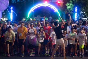 The Electro-Dash, a 5K dance-party took over down town Provo on May 31st. (Photo taken by Elliot Miller)