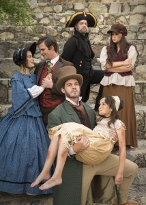 The cast of "Les Misérables," which premiered in Utah Valley at the SCERA Shell Outdoor Theatre Wednesday. (Mark A. Philbrick)