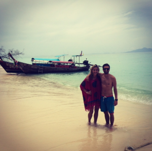 The Jacintos on the island of Koh Phi Phi, Thailand
