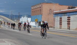 LoToJa riders enter Montpelier, Idaho. LoToJa 206 mile course covers three states. (Photo by Ali Noorda)