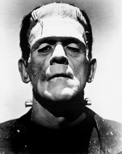 Frankenstein's monster (actor Boris Karloff) in the 1939 film 'Son of Frankenstein.'