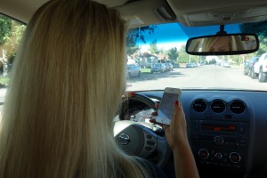BYU students often rely on their smart phones, rather than their own minds, to do the navigating. (Sierra Baker)