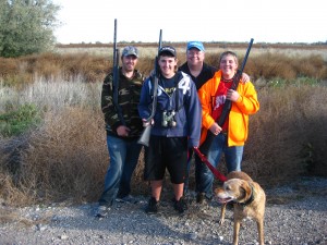 McKay, Beau, Trace, Jensen and Duke are all smiles after the youth pheasant hunt on October 11, 2014. The boys all participated in the youth hunt in search of pheasants south of Utah Lake. 