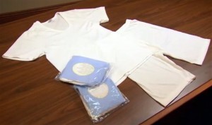 This photo taken from a video provided by The Church of Jesus Christ of Latter-day Saints shows the "temple garment", a white, two-piece cotton clothing worn by church members. The Mormon church is peeling back the mystery that has long surrounded undergarments worn by devout Latter-day Saints with a new video that explains the practice in depth. The four-minute video posted recently on the church's website compares the “temple garments” to holy vestments worn in other religious faiths such as a Catholic nun’s habit or a Muslim skullcap. (AP Photo/The Church of Jesus Christ of Latter-day Saints)