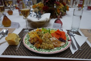Thanksgiving dinners are drenched in tradition, but many make new traditions dining out. (Erica Palmer).