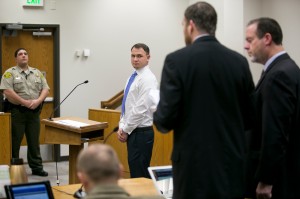 Bryce Cazier appears at the 4th District Court in Provo on Wednesday, Jan. 14, 2015. Cazier, a student at BYU, had been accused of operating a meth lab in his apartment. He pleaded guilty Wednesday morning to a charge of operating a clandestine laboratory, which was reduced to a second-degree felony. SPENSER HEAPS, Daily Herald